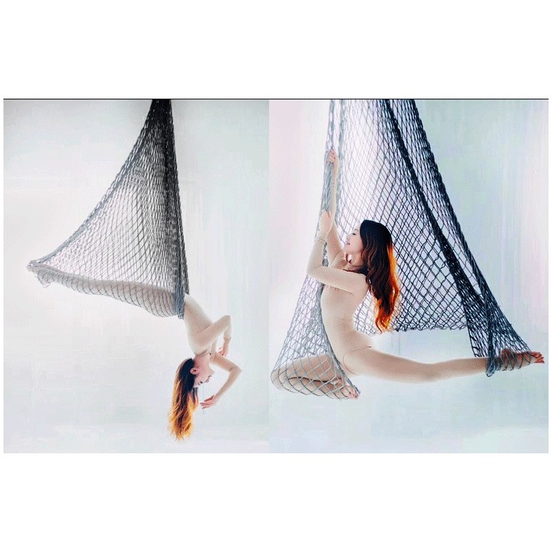 High altitude yoga fishing net hanging net, aerial yoga hammock, swing net rope hanging net, bed net, yoga yoga yoga studio