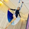 aerial yoga hammocks, anti gravity flying swing yoga studio training rope, carbine, 5-meter long yoga hammock