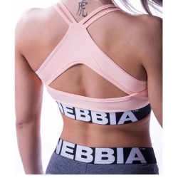 NEBBIA Women's Sports Leisure Fitness Training Yoga Bra Backless Mini Tank Top Quick Drying and Breathable