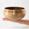 Nepal handmade Tibet Buddha sound bowl Yoga Meditation Chanting Bowl Brass Chime Handicraft music therapy Tibetan Singing Bowl