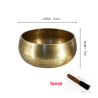 Nepal handmade Tibet Buddha sound bowl Yoga Meditation Chanting Bowl Brass Chime Handicraft music therapy Tibetan Singing Bowl