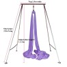 NEW 5m Aerial Yoga Hammock Set Gradient Style-2 Aerial silks Yoga Fitness Stretch Belt For GYM Indoor Yoga Studio