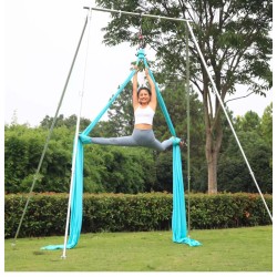 NEW 5m Aerial Yoga Hammock Set Gradient Style-2 Aerial silks Yoga Fitness Stretch Belt For GYM Indoor Yoga Studio