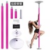 2m Aerial Flying Pole Portable Suspension Fitness Tube Hanging Rotary Silicone Steel Dancing Pole GYM Equipment for Bar Home