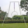 Rings Fitness Aerial Hoop 33"(85cm) 32mm Width for Yoga Exercises Aerial Lyra Hoops include Accessories