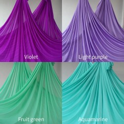 4,5，6 ,7，10 Meters High Quality Nylon Aerial Silks Yoga Hammock Low Stretch Fabric for GYM Home Outdoor Pilates Yoga Belt