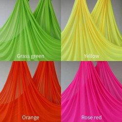 4,5，6 ,7，10 Meters High Quality Nylon Aerial Silks Yoga Hammock Low Stretch Fabric for GYM Home Outdoor Pilates Yoga Belt