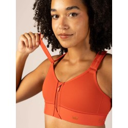 Shefit Velcro Adjustable Sports Bra Large Zipper Tank Top Fitness High Strength Shockproof Underwear