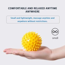 7.5cm9.5cm PVC prick ball massage acupoints grip strength ball tip nail fascia yoga ball health Body ball hedgehog ball