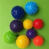 7.5cm9.5cm PVC prick ball massage acupoints grip strength ball tip nail fascia yoga ball health Body ball hedgehog ball