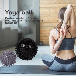 7.5cm9.5cm PVC prick ball massage acupoints grip strength ball tip nail fascia yoga ball health Body ball hedgehog ball