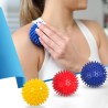 7.5cm9.5cm PVC prick ball massage acupoints grip strength ball tip nail fascia yoga ball health Body ball hedgehog ball