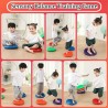 34cm Yoga Balls Massage Pad Inflatable Stability Wobble Balance Disc Cushion Mat Fitness  Ball bosu balance ball