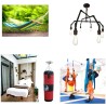 1Set Heavy Duty Swing Hooks Hammock Wall Mount Anchor Hooks Ceiling Hook with 4 Screws Aerial Yoga Sandbag Swing Gym Accessories