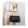 Nimnim chain bag, women's armpit bag, 2023 new trendy and fashionable pleated bag, high-end leather crossbody bag